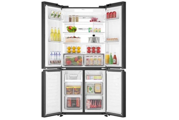 Tủ lạnh Aqua Inverter 4 cánh 529 lít AQR-M600XA(GB)